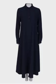 Navy blue maxi dress