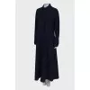 Navy blue maxi dress