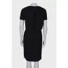 Black dress with gold hardware