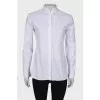 Fitted shirt with hidden closure