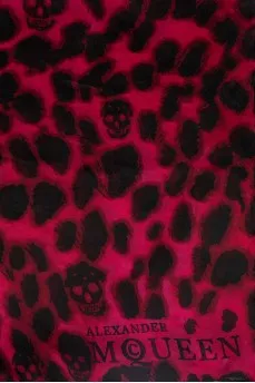 Scarf in animal print
