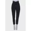 Charcoal high rise jeans