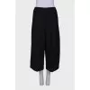 Loose wool trousers