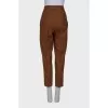 Woolen brown trousers