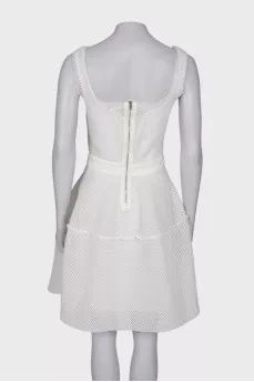 White mesh dress