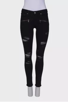 Washed effect jeans