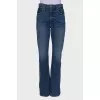 Navy blue flared jeans