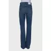 Navy blue flared jeans