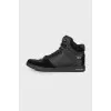 Black combo sneakers