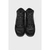 Black combo sneakers