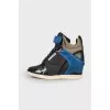 Velcro and drawstring combo sneakers