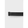 Patent leather belt