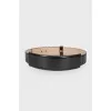 Patent leather belt
