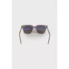 Two tone browline sunglasses