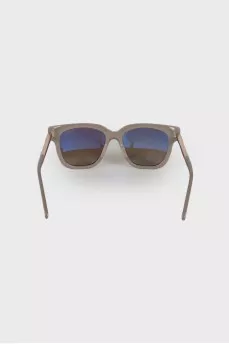 Two tone browline sunglasses