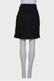 Black skirt with tag