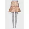 Skirt with golden pattern