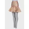 Skirt with golden pattern