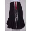Black skirt with frill