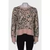 Sweater in animal print