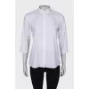 White shirt with 3/4 sleeves