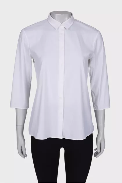 White shirt with 3/4 sleeves