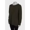 Dark green sweater