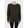 Dark green sweater