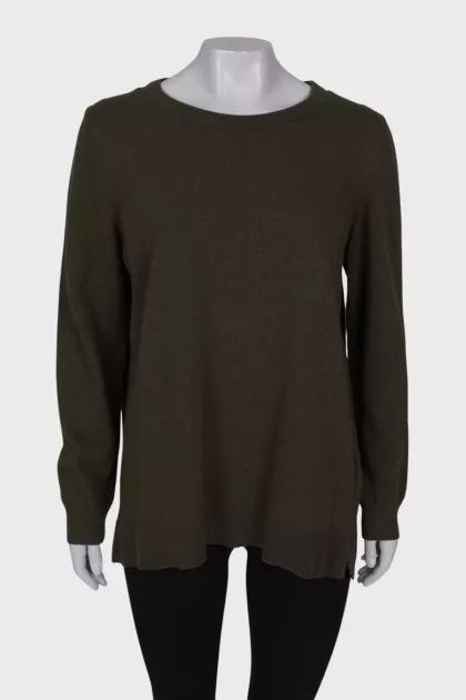 Dark green sweater