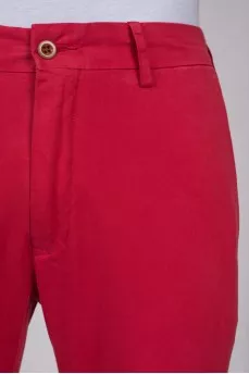 Чоловічі штани червоні slim fit