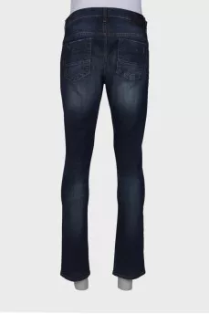 Чоловічі сині slim fit джинси