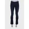 Men's plain blue jeans