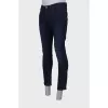 Men's plain blue jeans