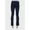 Men's plain blue jeans
