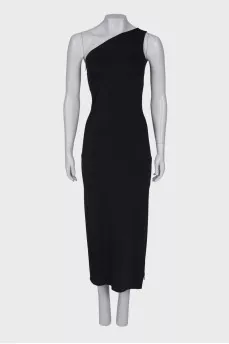 Black bodycon dress