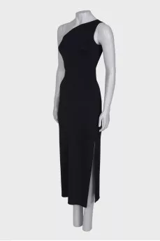 Black bodycon dress