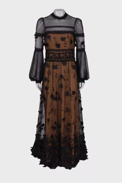 Combined maxi dress