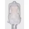 Dress with beaded top