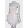Dress with beaded top