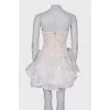 Dress with beaded top