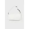 White leather bag