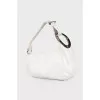 White leather bag