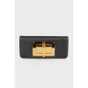 Natalia leather clutch