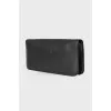 Natalia leather clutch