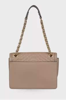 Graphite bag with gold hardware