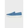 Men's suede slip-ons