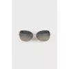 Gold frame sunglasses
