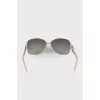 Gold frame sunglasses