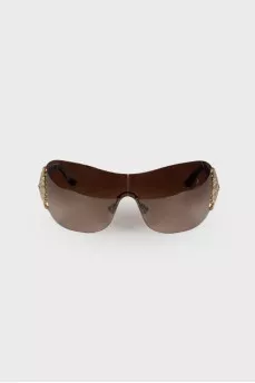 Sunglasses with rhinestones