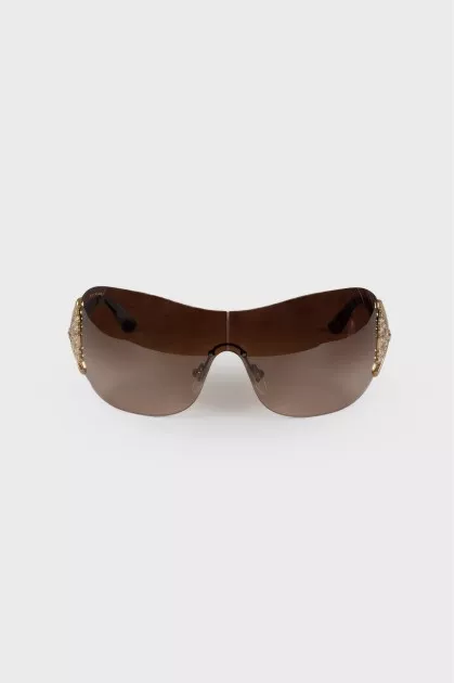 Sunglasses with rhinestones